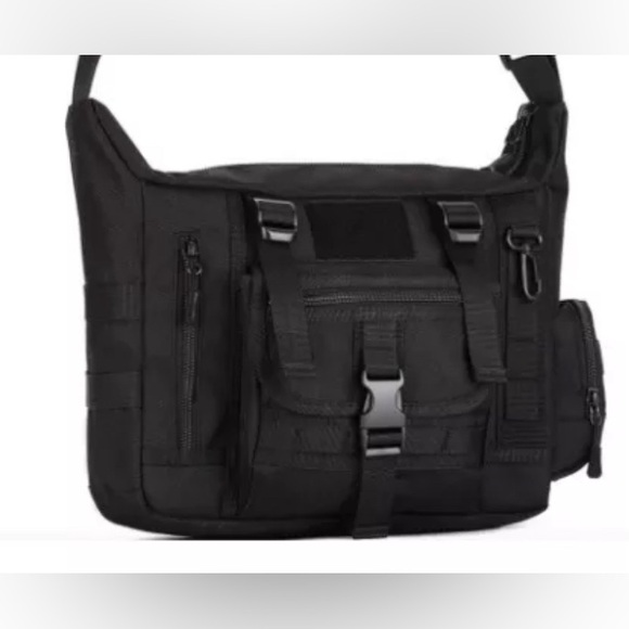 Protector Plus Tactical Messenger Bag w/ Opard Sports Water Bottle - 32 Oz. - Picture 2 of 10